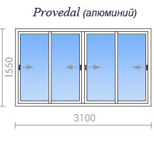 Остекление балкона WDS